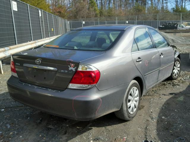 4T1BE30K25U637495 - 2005 TOYOTA CAMRY LE GRAY photo 4