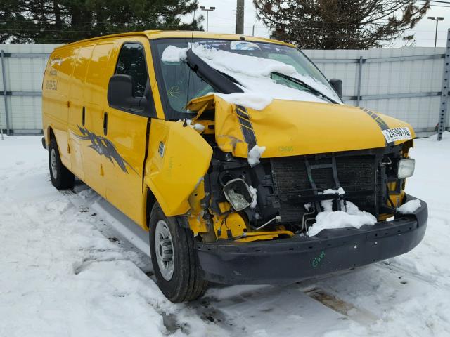 1GTW7GCA8B1902430 - 2011 GMC SAVANA G25 YELLOW photo 1