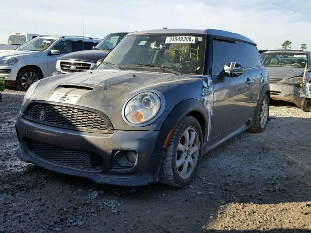 WMWMM3C53ATP76456 - 2010 MINI COOPER S C GRAY photo 2