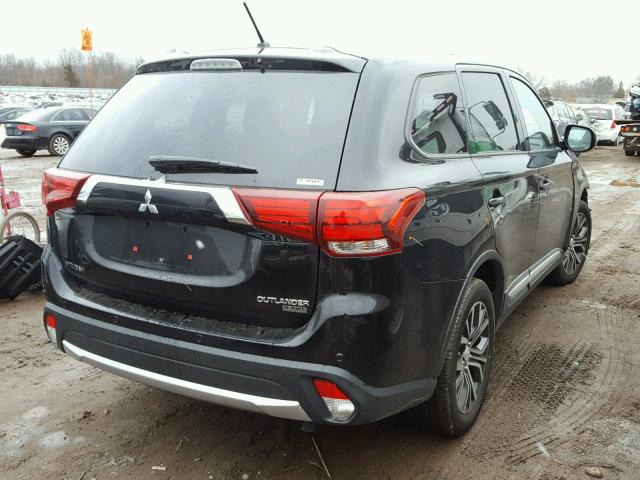 JA4AZ3A30GZ002884 - 2016 MITSUBISHI OUTLANDER BLACK photo 4