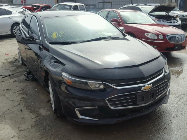 1G1ZB5STXGF255177 - 2016 CHEVROLET MALIBU LS BLACK photo 1