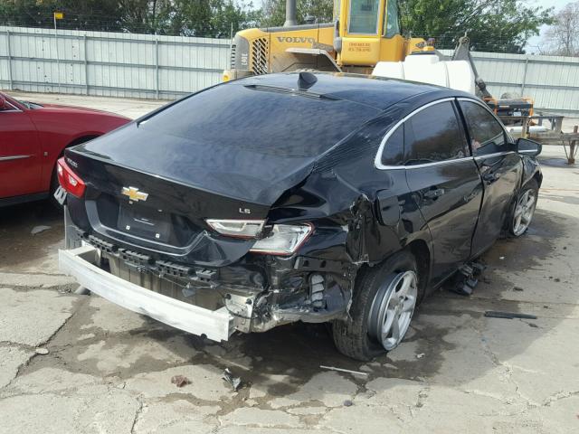 1G1ZB5STXGF255177 - 2016 CHEVROLET MALIBU LS BLACK photo 4