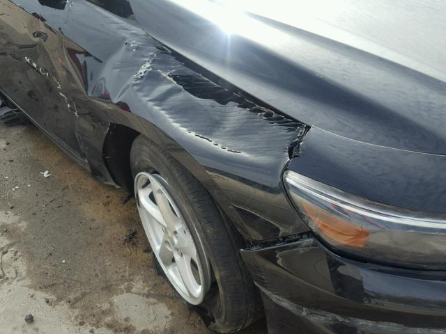 1G1ZB5STXGF255177 - 2016 CHEVROLET MALIBU LS BLACK photo 9