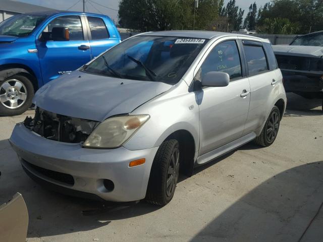 JTKKT624740074002 - 2004 TOYOTA SCION XA SILVER photo 2