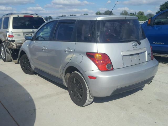 JTKKT624740074002 - 2004 TOYOTA SCION XA SILVER photo 3