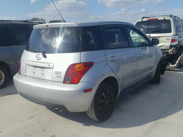 JTKKT624740074002 - 2004 TOYOTA SCION XA SILVER photo 4