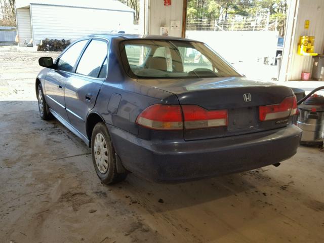 1HGCF86662A059350 - 2002 HONDA ACCORD VAL BLUE photo 3