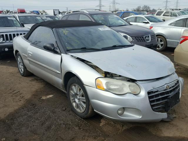 1C3EL65R24N212869 - 2004 CHRYSLER SEBRING LI SILVER photo 1