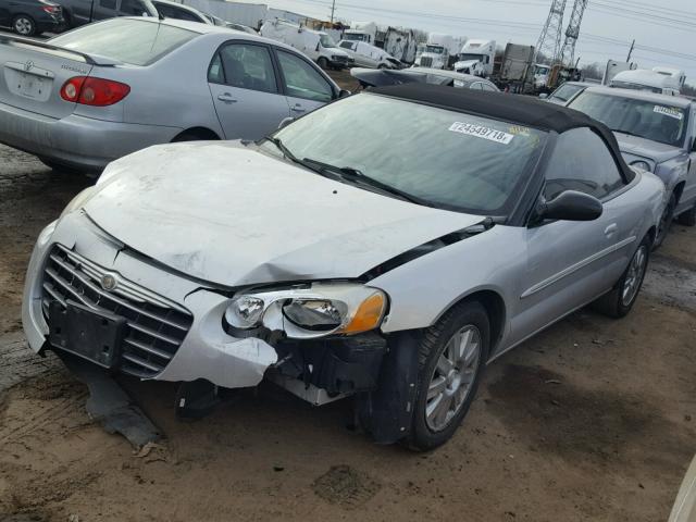 1C3EL65R24N212869 - 2004 CHRYSLER SEBRING LI SILVER photo 2