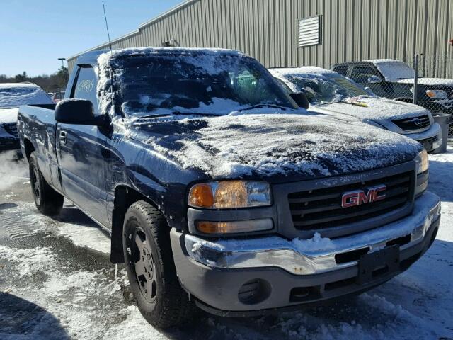 1GTEC14XX5Z335425 - 2005 GMC NEW SIERRA BLUE photo 1