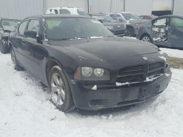 2B3KA43R57H643524 - 2007 DODGE CHARGER SE BLACK photo 1