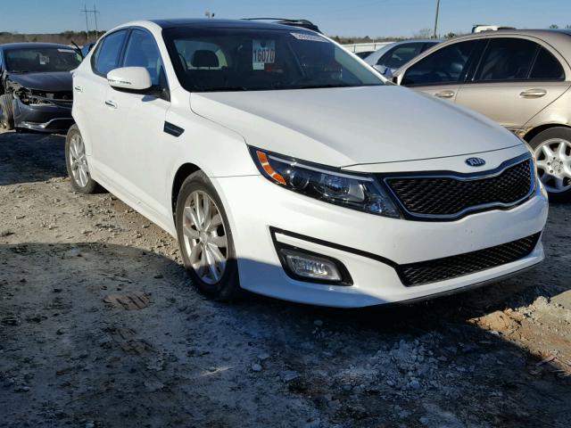 5XXGN4A78FG496417 - 2015 KIA OPTIMA EX WHITE photo 1