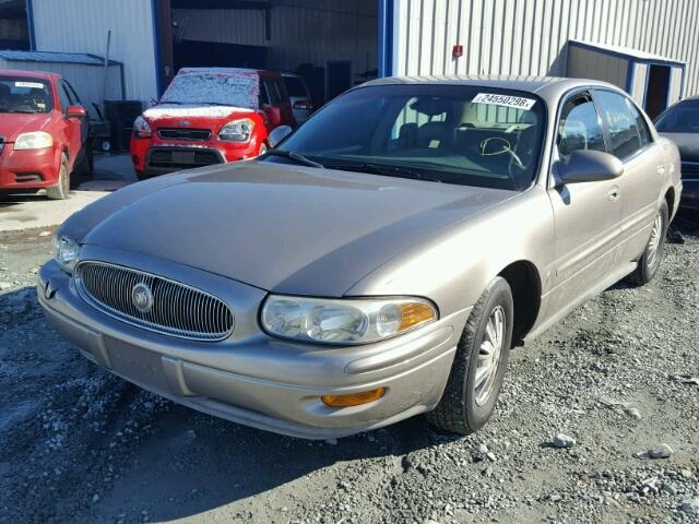 1G4HR54K02U113049 - 2002 BUICK LESABRE LI GOLD photo 2