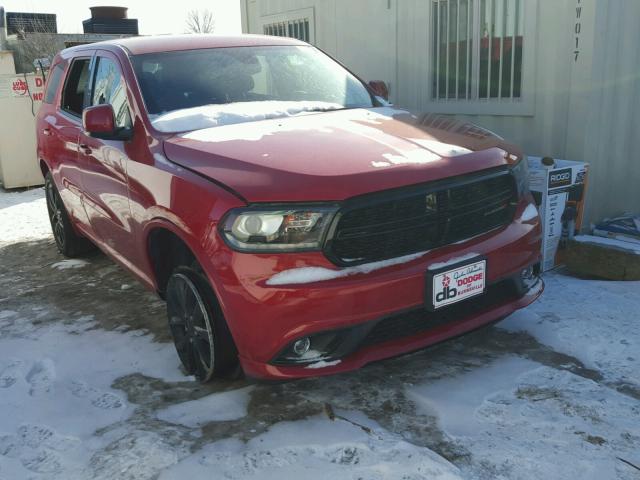 1C4RDJDG9HC820869 - 2017 DODGE DURANGO GT RED photo 1