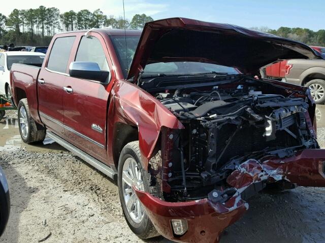 3GCPCTEC3HG318115 - 2017 CHEVROLET SILVERADO MAROON photo 1