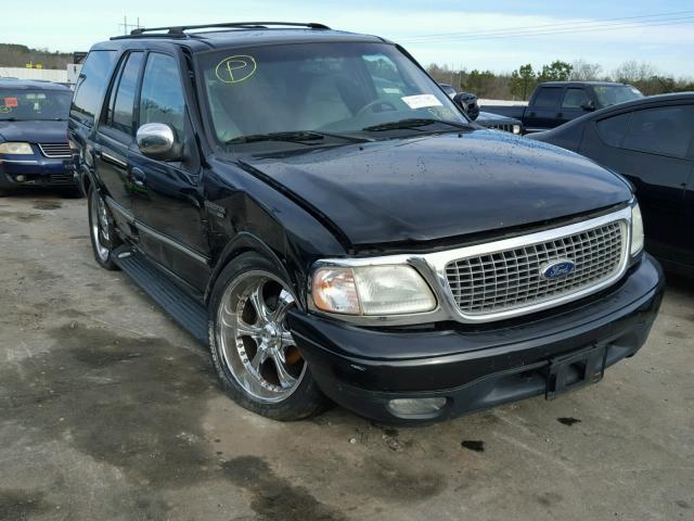 1FMRU15L12LA90616 - 2002 FORD EXPEDITION BLACK photo 1