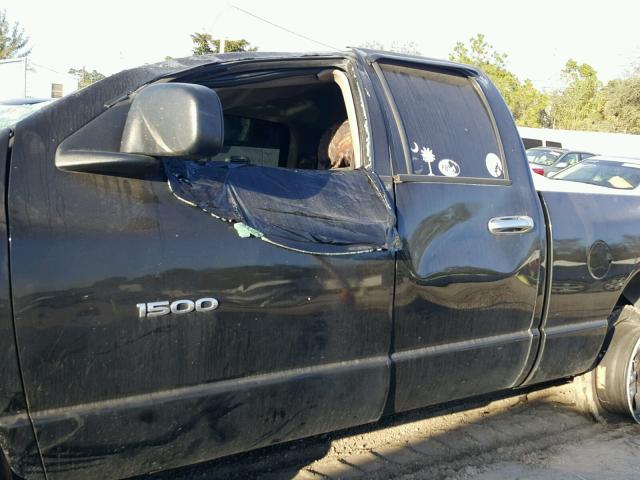 1D7HA18D83S335647 - 2003 DODGE RAM 1500 S BLACK photo 10