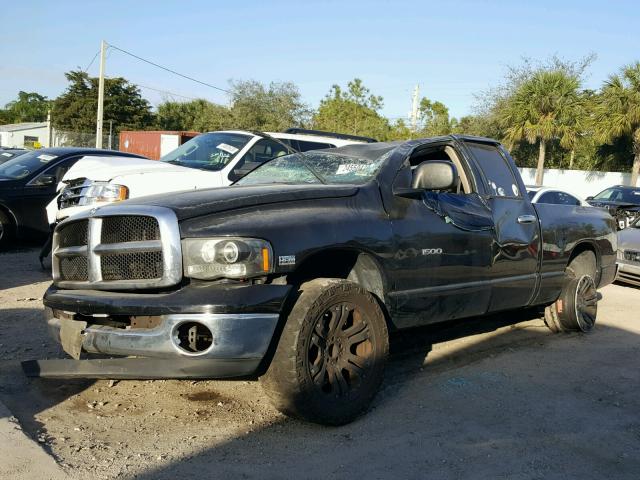 1D7HA18D83S335647 - 2003 DODGE RAM 1500 S BLACK photo 2