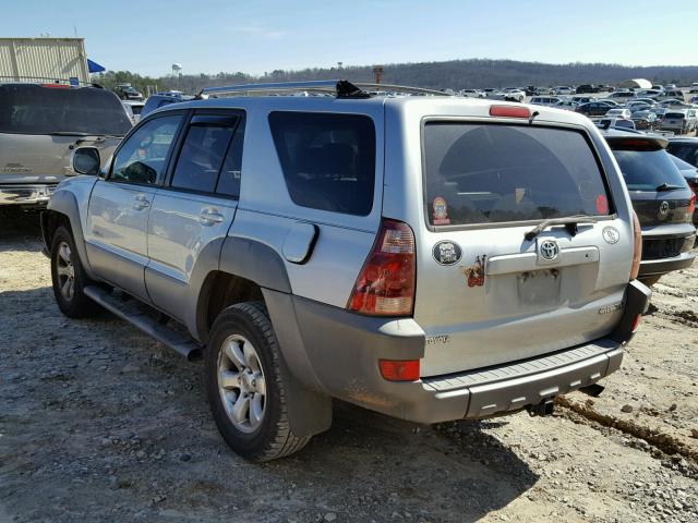 JTEZU14R430011285 - 2003 TOYOTA 4RUNNER SR SILVER photo 3