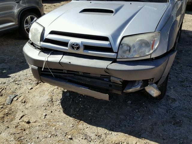 JTEZU14R430011285 - 2003 TOYOTA 4RUNNER SR SILVER photo 9