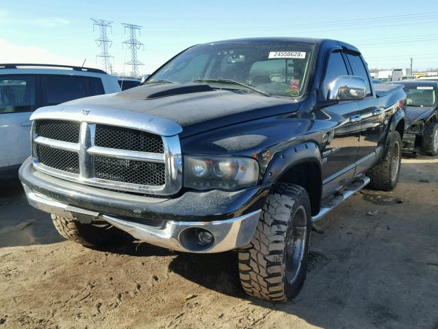 1D7HU18D24S674588 - 2004 DODGE RAM 1500 S BLACK photo 2