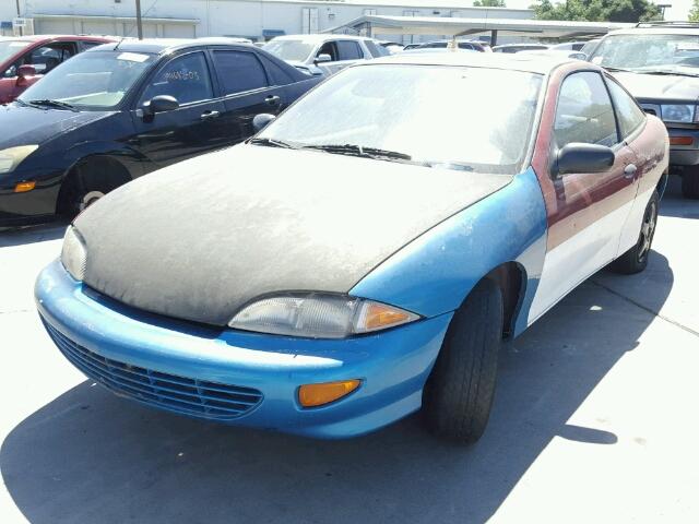 1G1JC1247T7153836 - 1996 CHEVROLET CAVALIER TWO TONE photo 2