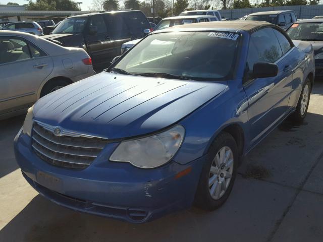 1C3LC45K58N674783 - 2008 CHRYSLER SEBRING BLUE photo 2