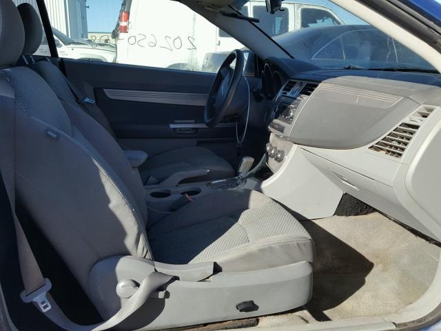 1C3LC45K58N674783 - 2008 CHRYSLER SEBRING BLUE photo 5