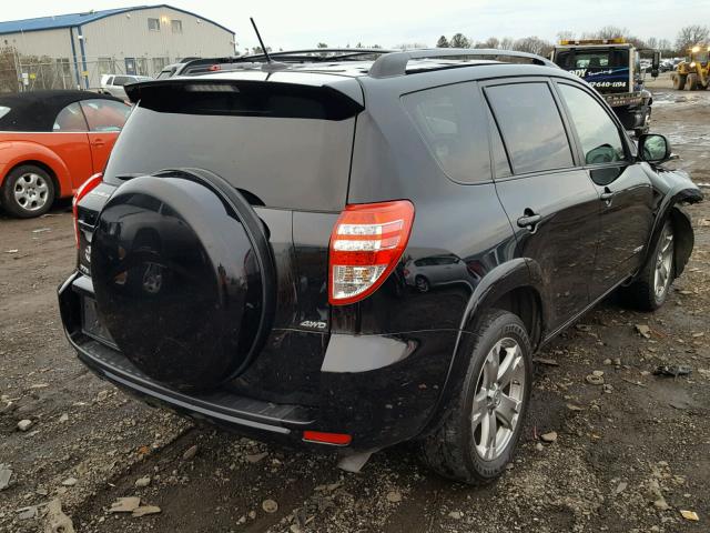 JTMRF4DV3AD022250 - 2010 TOYOTA RAV4 SPORT BLACK photo 4