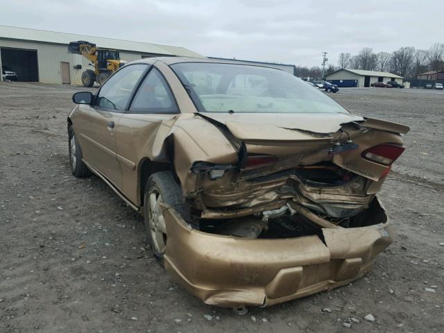 1G1JF12T4W7173626 - 1998 CHEVROLET CAVALIER Z GOLD photo 3