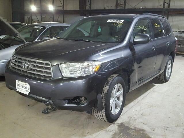 5TDBK3EH6AS024160 - 2010 TOYOTA HIGHLANDER SILVER photo 2