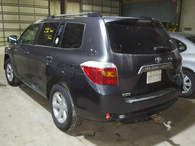 5TDBK3EH6AS024160 - 2010 TOYOTA HIGHLANDER SILVER photo 3