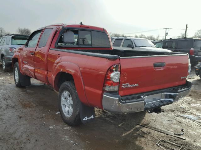 5TFUX4EN5FX032614 - 2015 TOYOTA TACOMA ACC RED photo 3