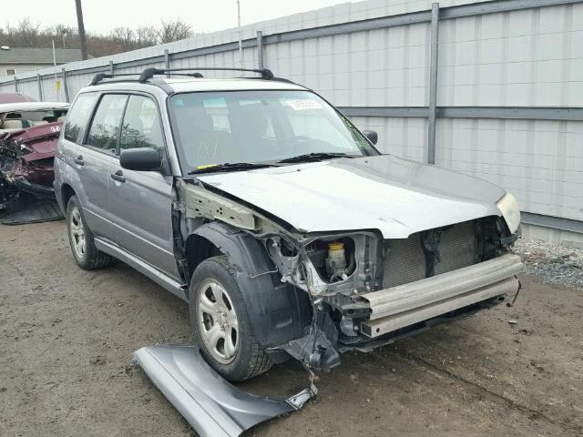 JF1SG63607H739104 - 2007 SUBARU FORESTER 2 SILVER photo 1