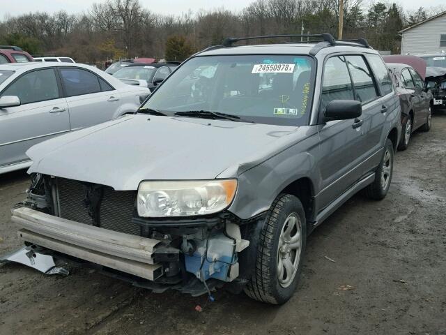 JF1SG63607H739104 - 2007 SUBARU FORESTER 2 SILVER photo 2