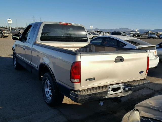 1FTZX1763WKA89675 - 1998 FORD F150 TAN photo 3