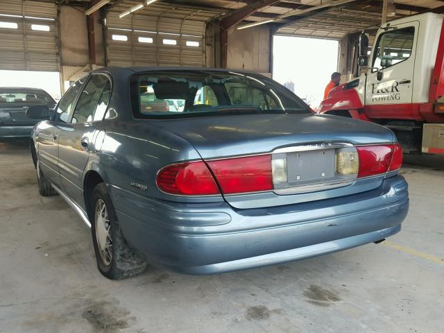 1G4HP54K3Y4137845 - 2000 BUICK LESABRE CU BLUE photo 3