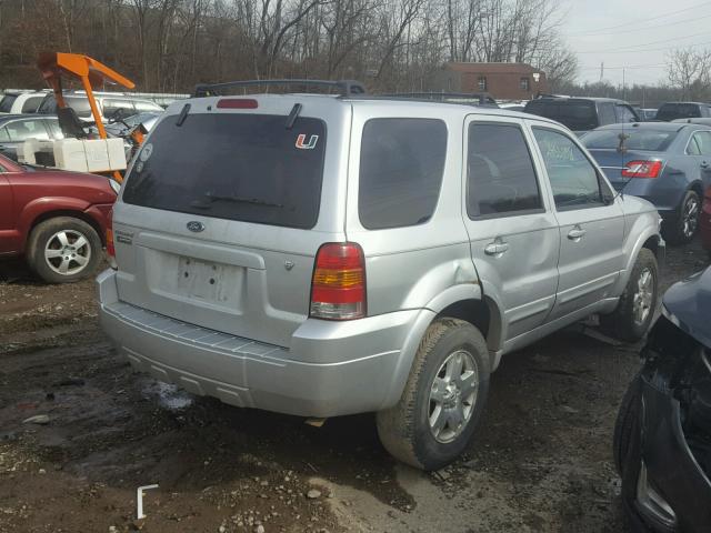 1FMYU94146KC82490 - 2006 FORD ESCAPE LIM SILVER photo 4