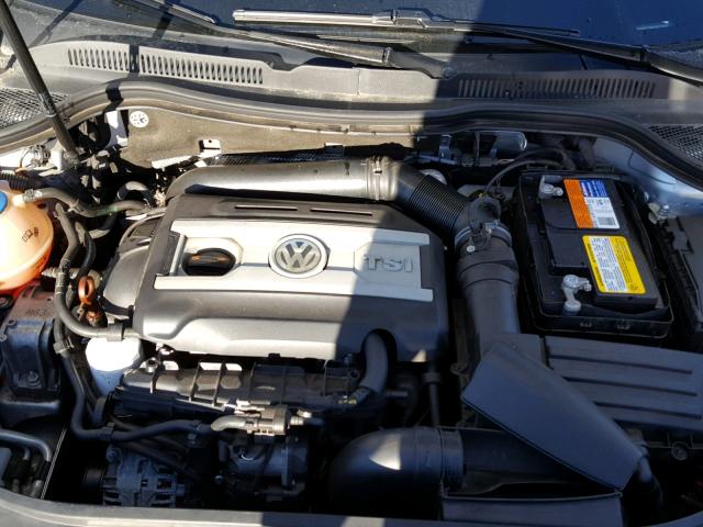 WVWBP7AN0DE534907 - 2013 VOLKSWAGEN CC SPORT SILVER photo 7