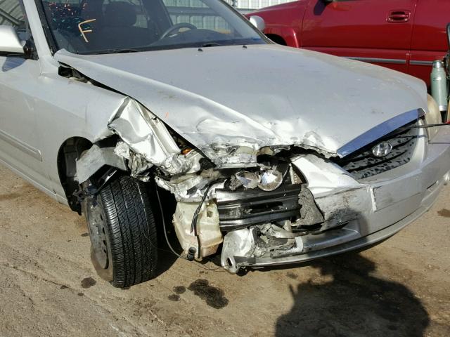 KMHDN46D66U268844 - 2006 HYUNDAI ELANTRA GL SILVER photo 9