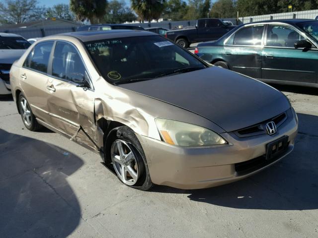 1HGCM56834A050887 - 2004 HONDA ACCORD EX BEIGE photo 1