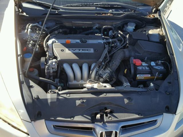 1HGCM56834A050887 - 2004 HONDA ACCORD EX BEIGE photo 7