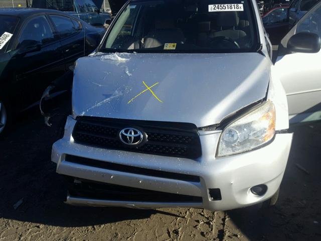 JTMZD35V085110479 - 2008 TOYOTA RAV4 SILVER photo 7