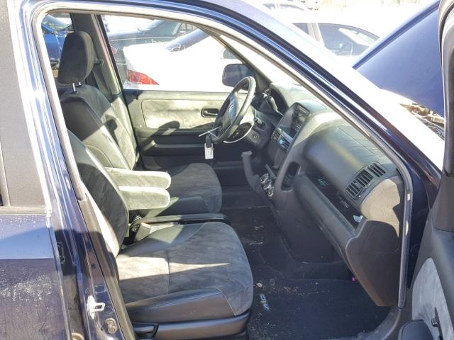 SHSRD78864U214716 - 2004 HONDA CR-V EX BLUE photo 5