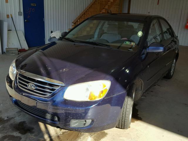 KNAFE121875472660 - 2007 KIA SPECTRA EX BLUE photo 2