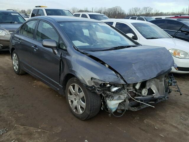 19XFA1F59AE005724 - 2010 HONDA CIVIC LX GRAY photo 1