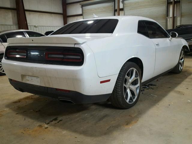 2C3CDZBG6FH706432 - 2015 DODGE CHALLENGER WHITE photo 4