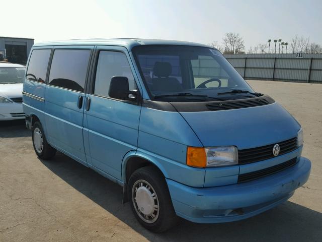 WV2KC070XPH024244 - 1993 VOLKSWAGEN EUROVAN GL BLUE photo 1