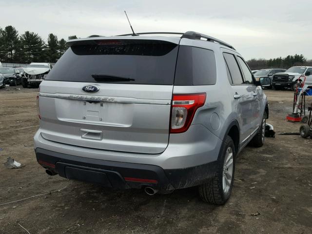 1FM5K8D87DGC68177 - 2013 FORD EXPLORER X SILVER photo 4