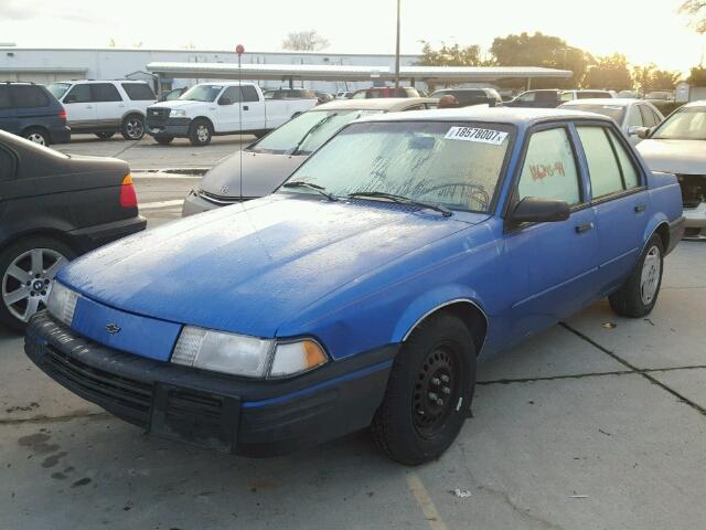 1G1JC5442R7235549 - 1994 CHEVROLET CAVALIER V BLUE photo 2